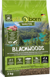 Produktbild von Hundefutter getreidefrei mit frischem Wild WILDBORN Blackwoods - 2 kg