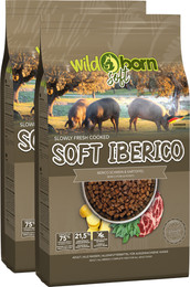 Produktbild von Hundefutter getreidefrei mit Iberico & Fisch Soft - 2 x 12 kg