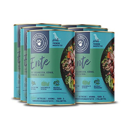 Produktbild von Hundefutter nass Ente mit Kürbis, Brokkoli, Chia und Fenchel - 6 x 800 g