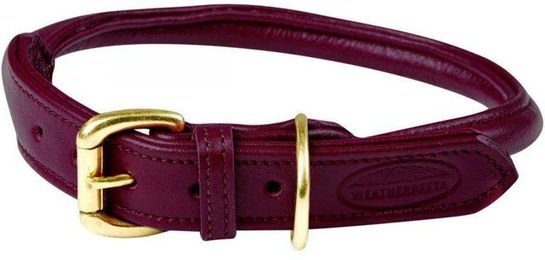 Produktbild von Hundehalsband aus gerolltem Leder Weatherbeeta