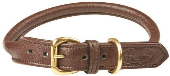 Hundehalsband aus gerolltem Leder Weatherbeeta – Bild 1 von 9