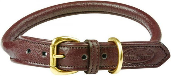 Hundehalsband aus gerolltem Leder Weatherbeeta – Bild 1 von 9
