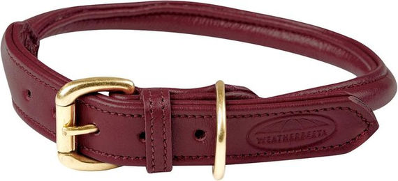 Produktbild von Hundehalsband aus gerolltem Leder Weatherbeeta