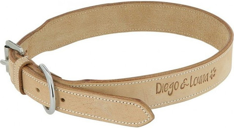Produktbild von Hundehalsband aus Naturleder Diego & Louna