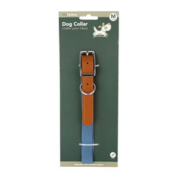Produktbild von Hundehalsband Deluxe blau Medium