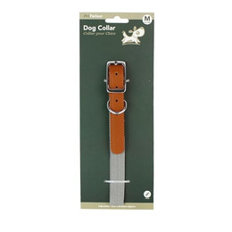 Produktbild von Hundehalsband Deluxe grau Medium für Hunde bis 20 kg