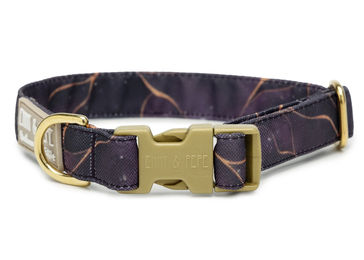 Produktbild von Hundehalsband Golden Plum M - 26-43 cm