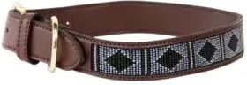 Produktbild von Hundehalsband mit handgemachten Perlen Kentucky