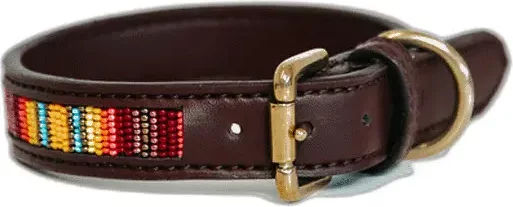 Hundehalsband mit handgemachten Perlen Kentucky – Bild 1 von 9