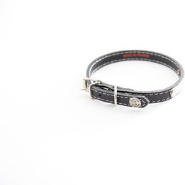 Produktbild von Hundehalsband mit SteppnÃ¤hten und Platte Martin Sellier