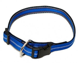 Hundehalsband Nylon Streifen WienerLock Steckschloss® – Bild 1 von 2