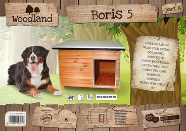Produktbild von Hundehütte Duvoplus Woodland Boris 4 Classic