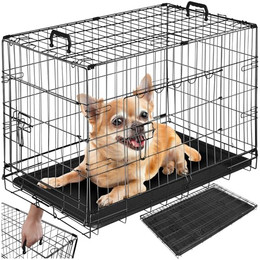 Produktbild von Hundekäfig-Gitterbox Luna, klappbar, mit 2 Türen