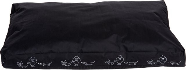 Produktbild von Hundekissen Silhouette schwarz Größe L
