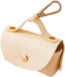 Produktbild von Hundekotbeutelhalter aus Kunstleder mit Spender