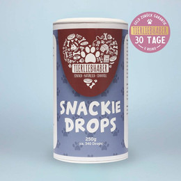 Produktbild von Hundeleckerli ohne Getreide | Snackie Drops | Tierliebhaber 250g