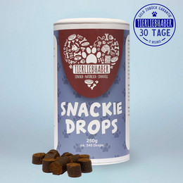 Produktbild von Hundeleckerli ohne Getreide | Snackie Drops | Tierliebhaber 3x250g