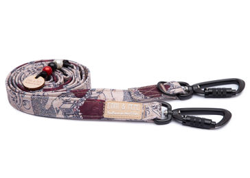 Produktbild von Hundeleine Karte der E&P mit Sicherheitskarabiner