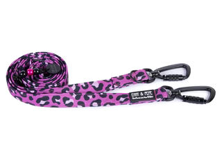 Produktbild von Hundeleine Leo Fuchsia mit Sicherheitskarabiner