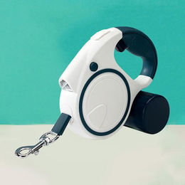 Produktbild von Hundeleine mit Licht Automatisches Teleskop Klein Mittelgroßer Hund Pomeranian Corgi Hundekette Spaziergang Hundeseil Haustierbedarf 1PCS