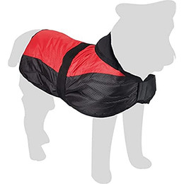 Produktbild von Hundemantel Eisbär rot/schwarz Gr. 55