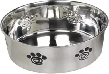 Produktbild von Hundenapf aus rutschfestem Edelstahl Nobby Heavy Spiral - 2,7 l