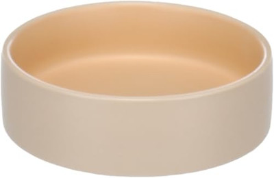 Produktbild von Hundenapf Keramik rund beige/orange 200ml Flamingo Anca - 200 ml