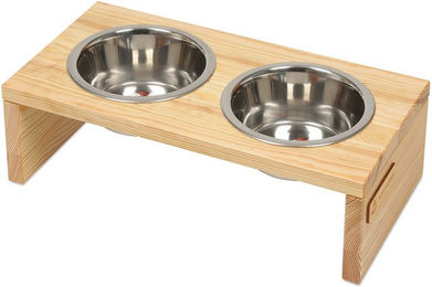 Produktbild von Hundenapfständer Gloria naturbelassen S - 2 x 450 ml