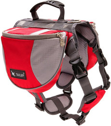 Produktbild von Hunderucksack für Outdoor-Reisen mit reflektierendem Streifen