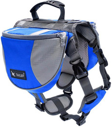 Produktbild von Hunderucksack für Outdoor-Reisen mit reflektierendem Streifen