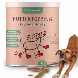 Produktbild von Hunderunde Futtertopping Knochen & Gelenke - 250 g