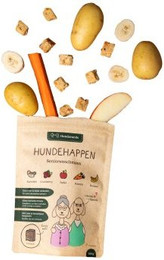 Produktbild von Hunderunde Hundehappen Seniorenschmaus 3x100g I Weiche, pflanzliche Snacks für Hunde jeden Alters – extra soft, leicht verdaulich und einfach lecker