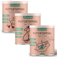 Produktbild von Hunderunde Vitalitäts-Set für Hunde: Haut & Fell, Magen & Darm, Knochen & Gelenke