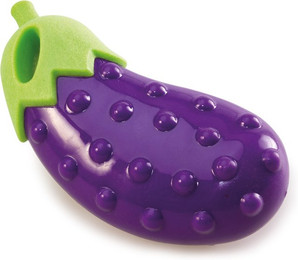 Produktbild von Hundespielzeug Aubergine mit Quietscher Arquivet