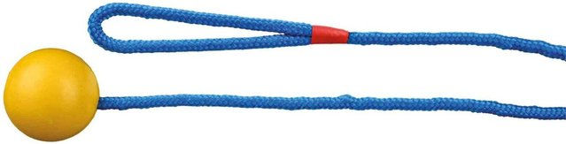Produktbild von Hundespielzeug Ball am Seil aus Naturgummi Trixie