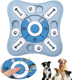 Produktbild von Hundespielzeug langsamer Futternapf blau