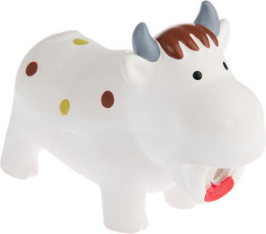 Produktbild von Hundespielzeug quietschende Latex-Kuh Isabella - 1 Stück, L 18 cm