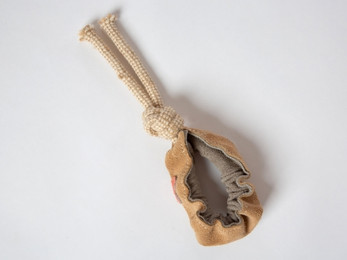 Produktbild von Hundespielzeug - Ring mit Seil