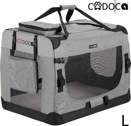 Produktbild von Hundetransportbox Grau 70x52x52 cm