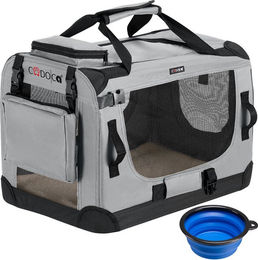 Produktbild von Hundetransportbox Grau S 50x35x35cm