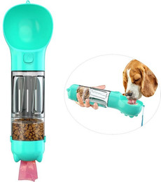 Produktbild von Hundewasserflasche mit Futterbox und Kackschaufel - 300 ml