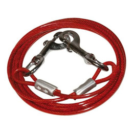 Produktbild von Hundezubehör - GLORIA - Treidelpfad Anbindeleine - 4,5 Meter - Roter Karabiner - Sicher