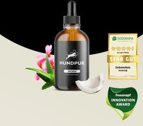 HUNDPUR ® Zecken Tinktur mit Schutzkomplex – Bild 1 von 3