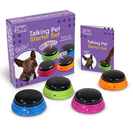 Produktbild von Hunger for Words Talking Pet Starter-Set aufnahmefähige Tasten für Hunde - 1 Stk.
