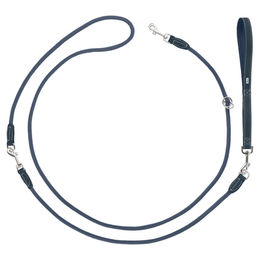 Produktbild von Hunter 5in1 Multifuntionsleine Malibu dunkelblau, Länge: max. 300 cm