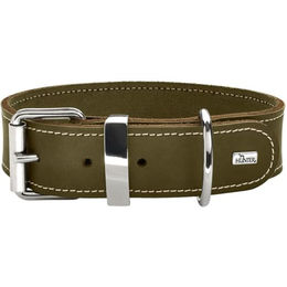 HUNTER Aalborg Special Hundehalsband Leder oliv 55 cm – Bild 1 von 9