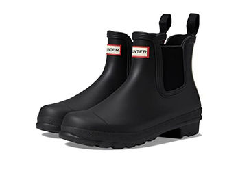 Produktbild von Hunter Boots Damen Chelsea Original Tri Colour Logo Black