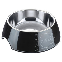 Produktbild von HUNTER BURGOS Melamin-Napf mit Edelstahlnapf - 0,35 l