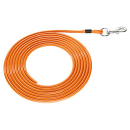 Produktbild von HUNTER Convenience Round Suchleine Schleppleine Kunststoff neonorange - 1200 cm