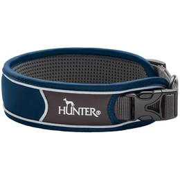 Produktbild von HUNTER DIVO Hundehalsung Nylon S dunkelblau/grau